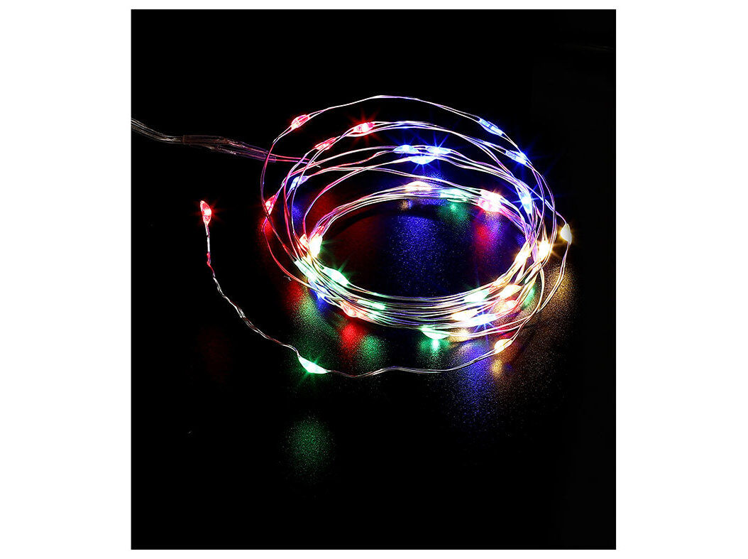 LUZES MULTICORES NATAL ACTUEL INTERIOR 40LED