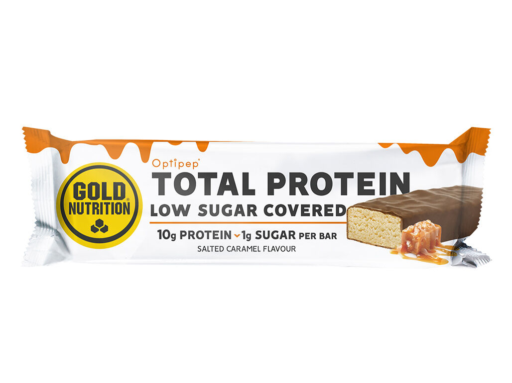 BARRA GOLDNUTRITION COBERTURA CARAMELO SALGADO 30 G