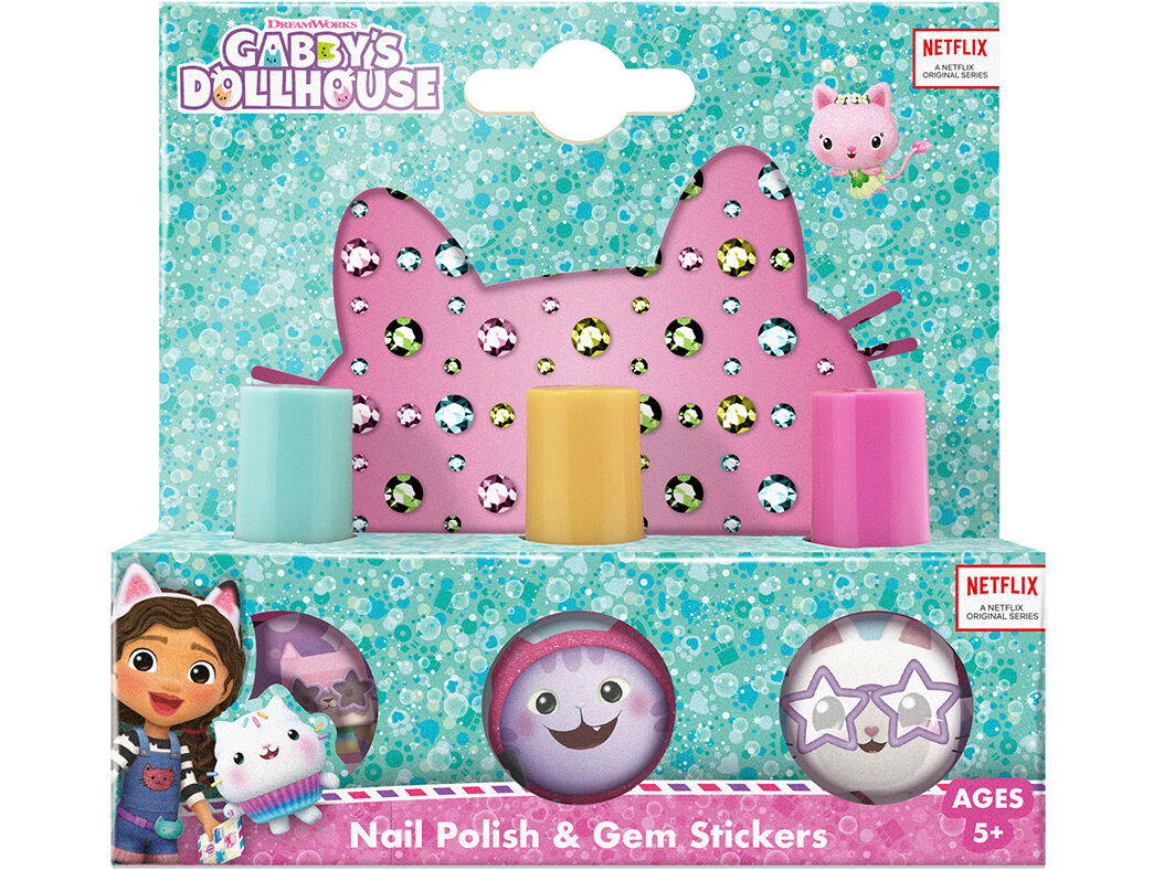 VERNIZES UNHAS GABBY'S DOLLHOUSE + STICKERS image number 0