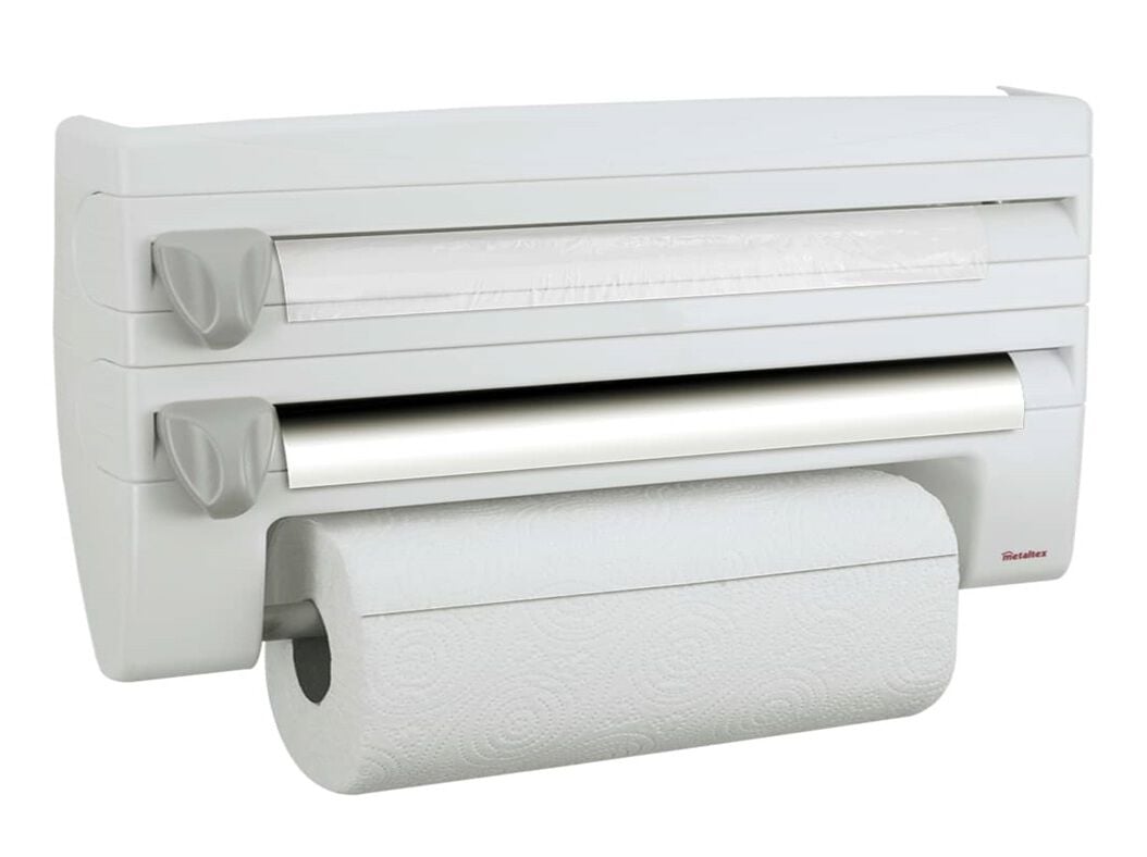 DISPENSADOR PARA 3 ROLOS DE COZINHA METALTEX image number 0