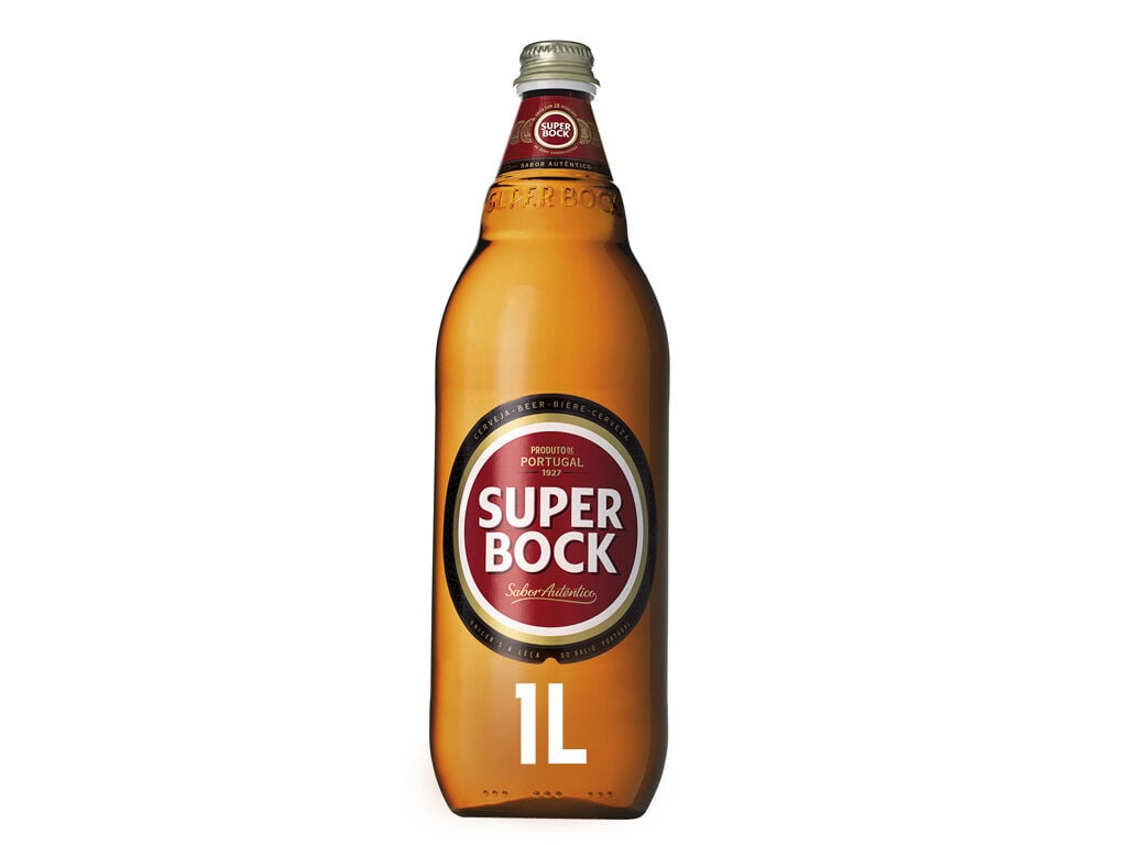 CERVEJA SUPER BOCK COM &Aacute;LCOOL TP 1L image number 0
