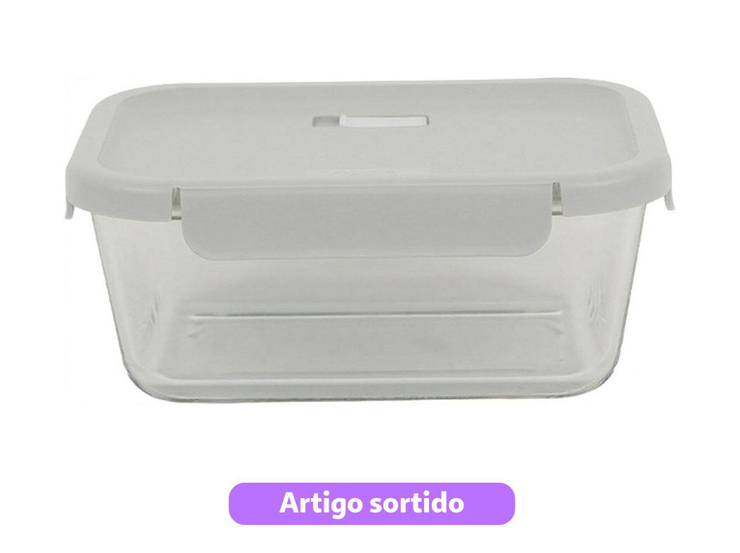 CAIXA HERM&Eacute;TICA VIDRO CODIL 23X17.5X9.5CM 1.9L CORES SORTIDAS