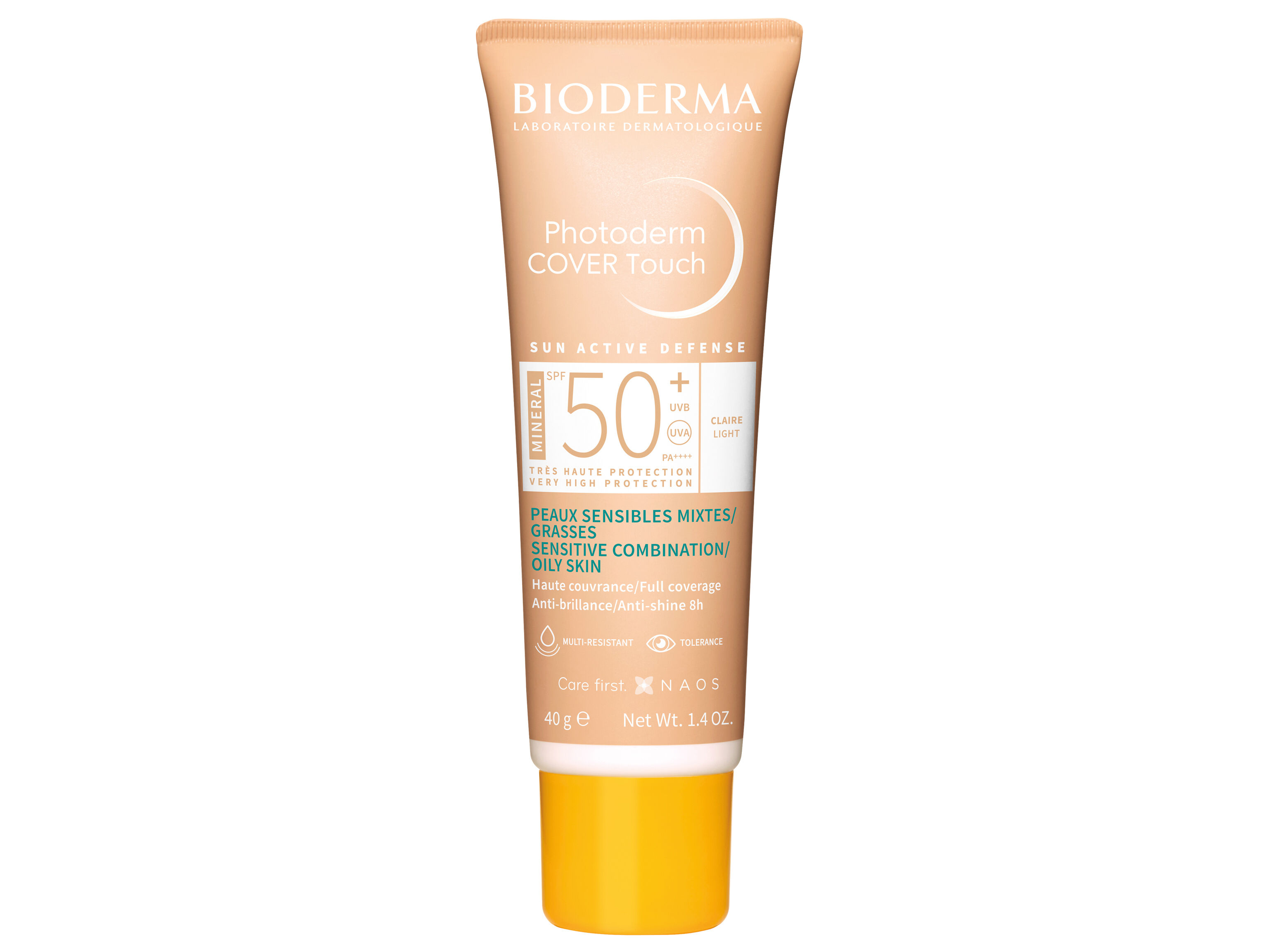 CREME BIODERMA PHOTODERM COVER TOUCH CLARO SPF50+ 40ML image number 0