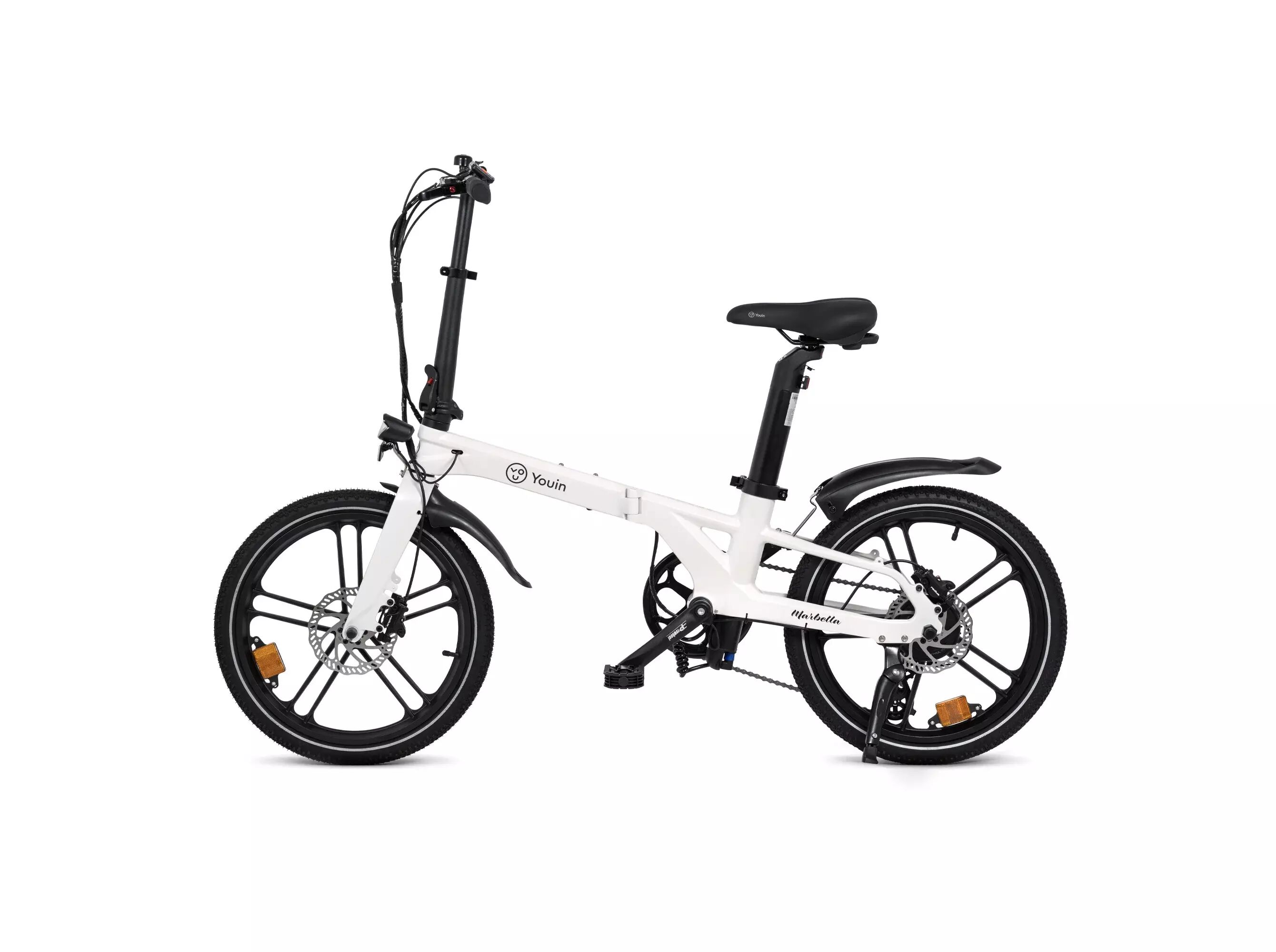 BICICLETA EL&Eacute;TRICA YOUIN MARBELLA BK1350C BRANCA image number 1