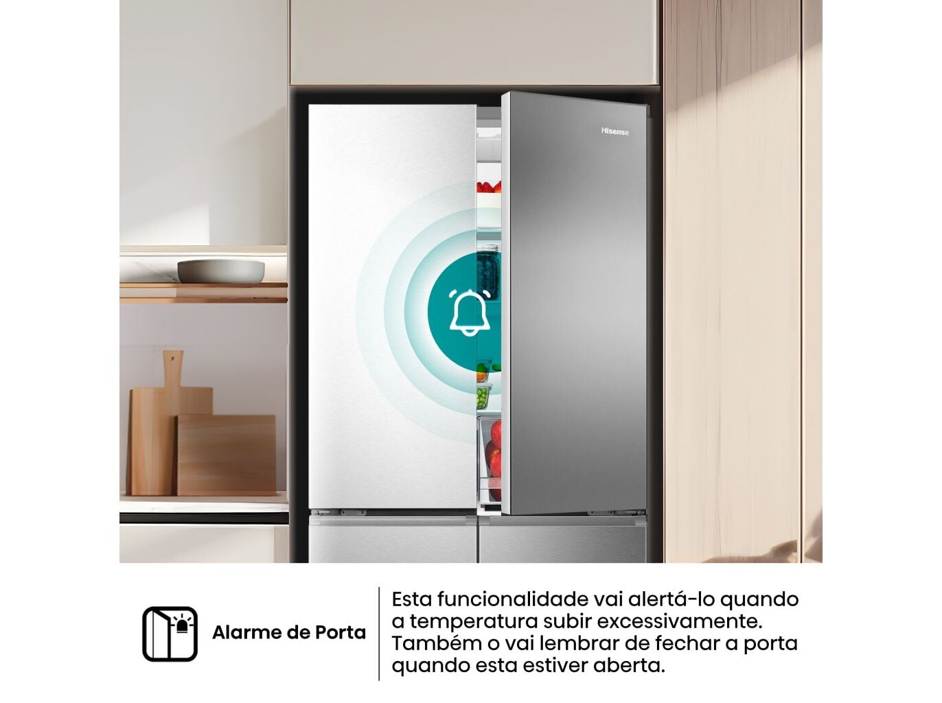 FRIGOR&Iacute;FICO AMERICANO HISENSE RQ5P470SEIE (NO FROST E 178.5CM 483L CINZENTO) image number 13
