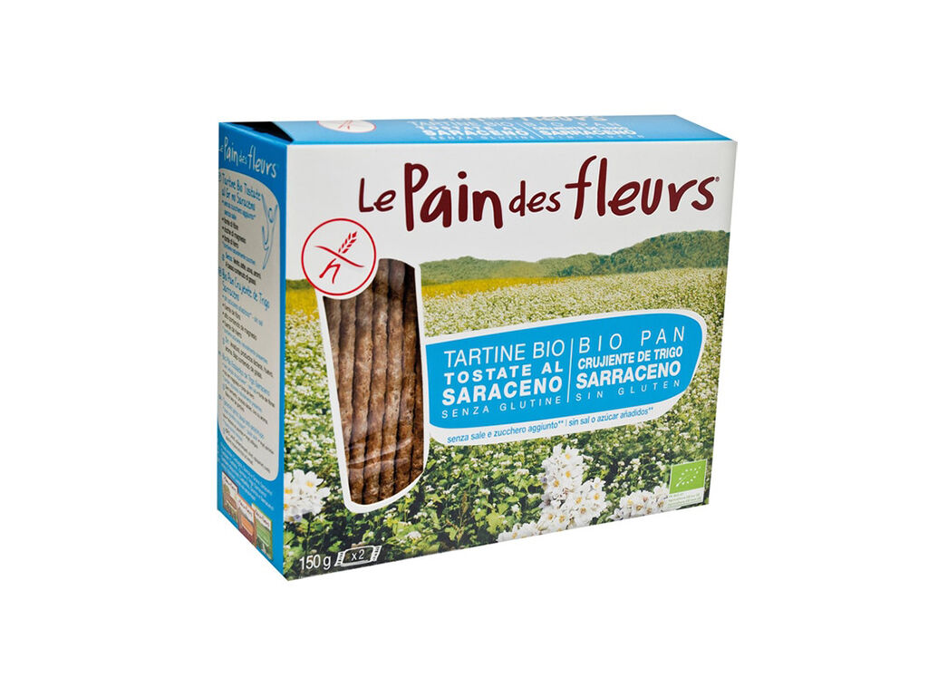 SNACKS LE PAIN DES FLEURS TRIGO SERRACENO BIO 150G image number 1