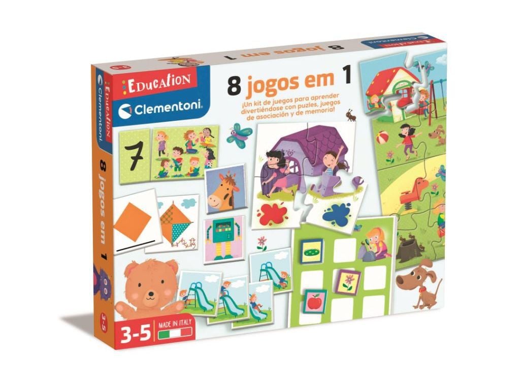 JOGO 8 JOGOS EM 1 CLEMENTONI