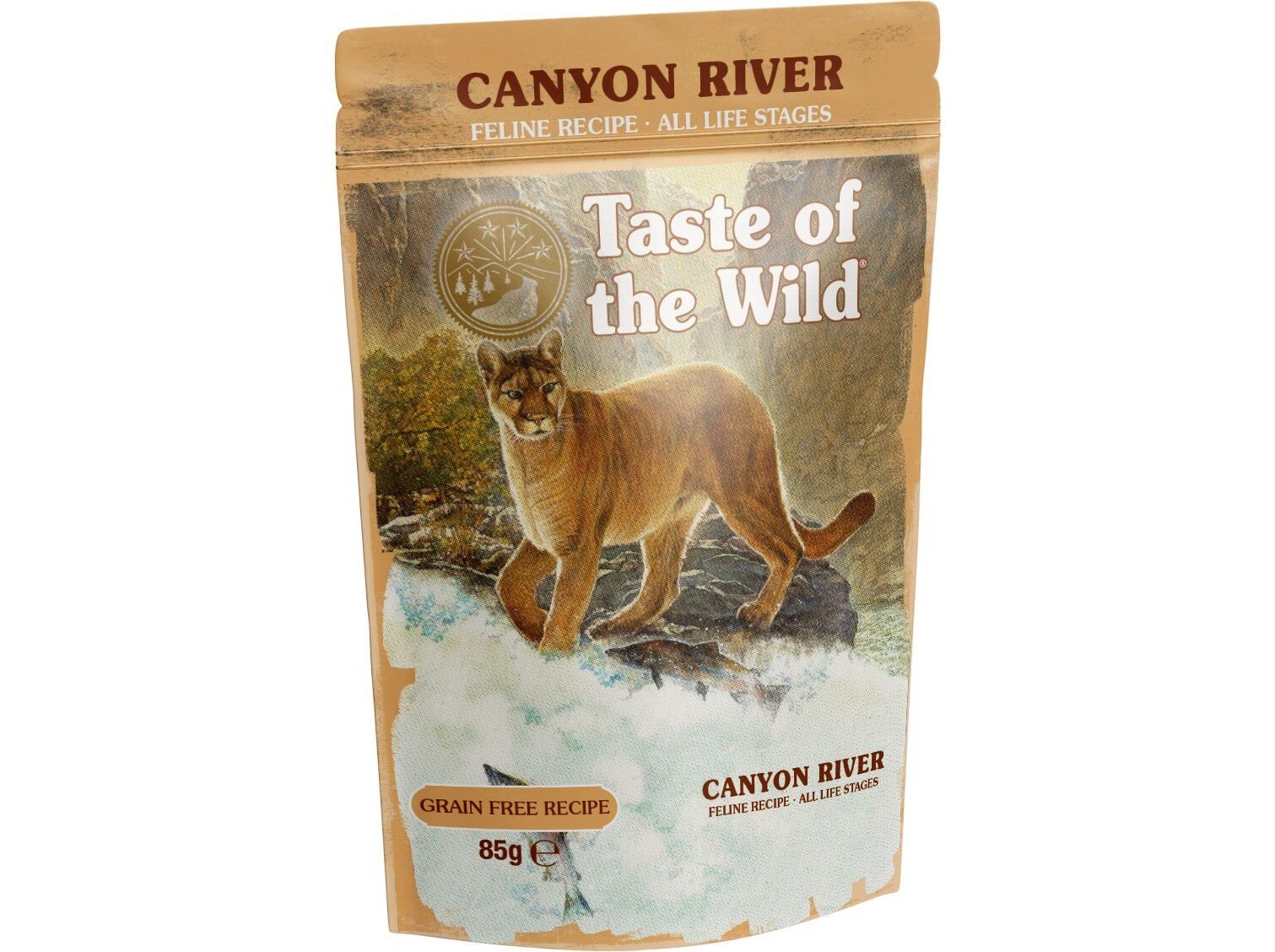 COMIDA H&Uacute;MIDA PARA GATO TASTE OF THE WILD CANYON RIVER 85G image number 0