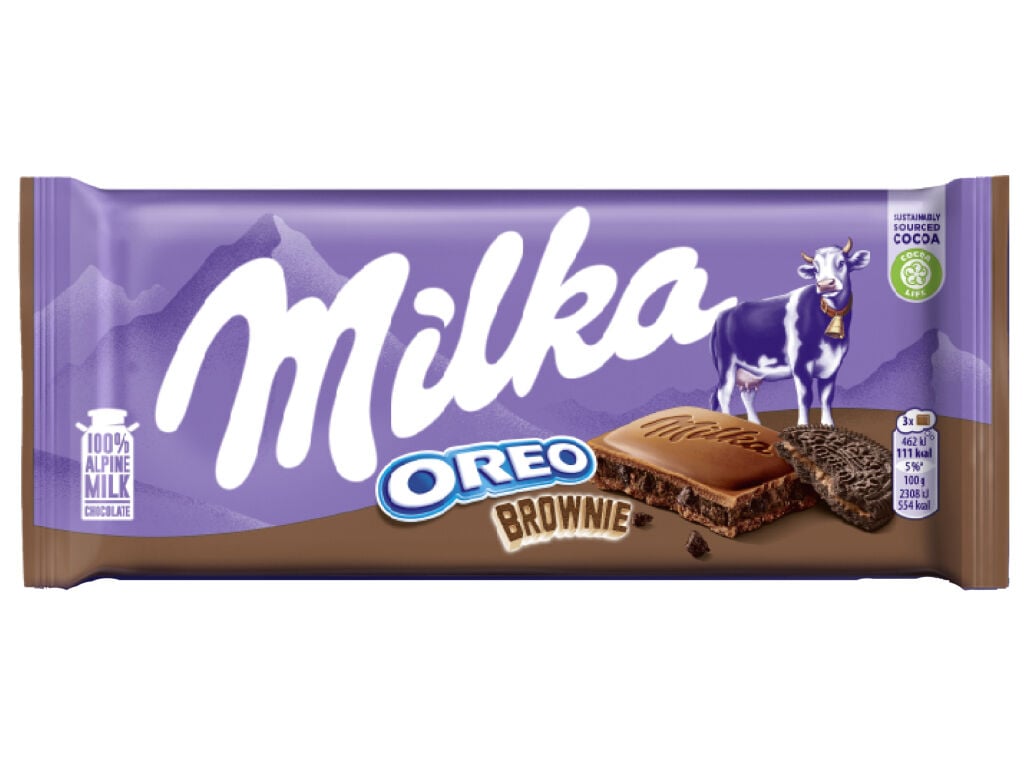 CHOCOLATE MILKA OREO BROWNIE 100G