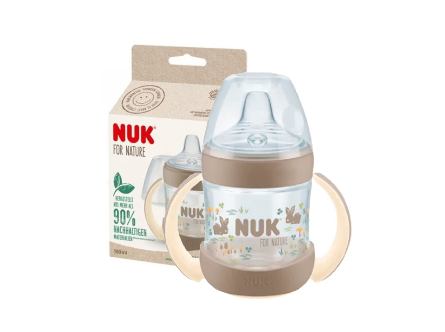 COPO APRENDIZAGEM NUK FOR NATURE SIL. CREME 150ML image number 0