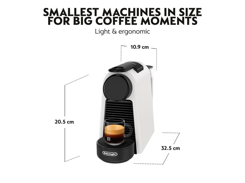 M&Aacute;QUINA DE CAF&Eacute; NESPRESSO DE'LONGHI ESSENZA MINI EN85.WMT 19 BAR BRANCA image number 5