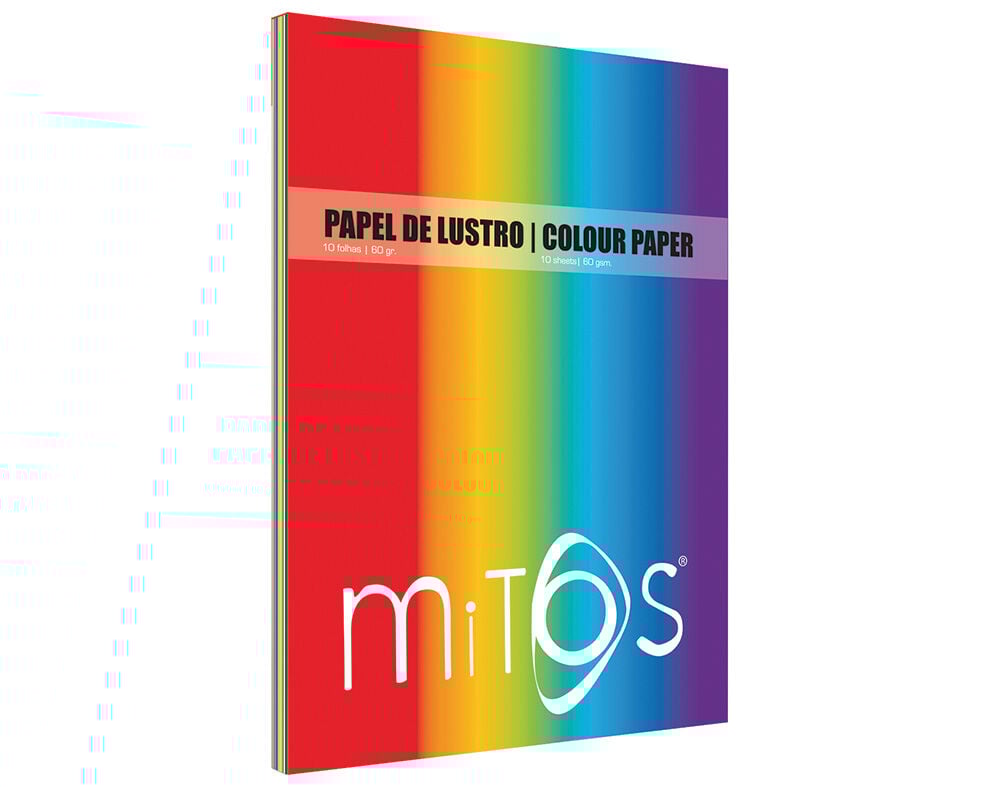 BLOCO PAPEL LUSTRO MITOS 10 FOLHAS image number 0