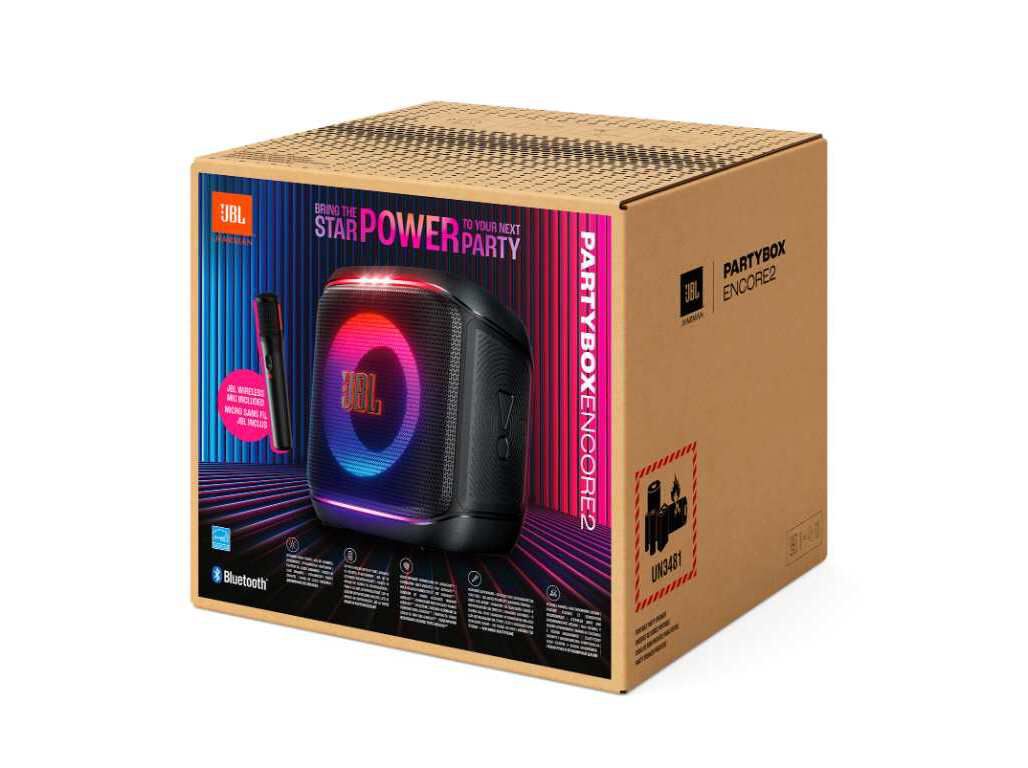 COLUNA ALTA POT&Ecirc;NCIA JBL 100W AUT 15H PARTYBOX ENCORE2 image number 14