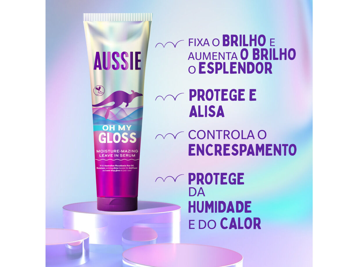 TRATAMENTO AUSSIE LEAVE ON GLOSS 160ML image number 1
