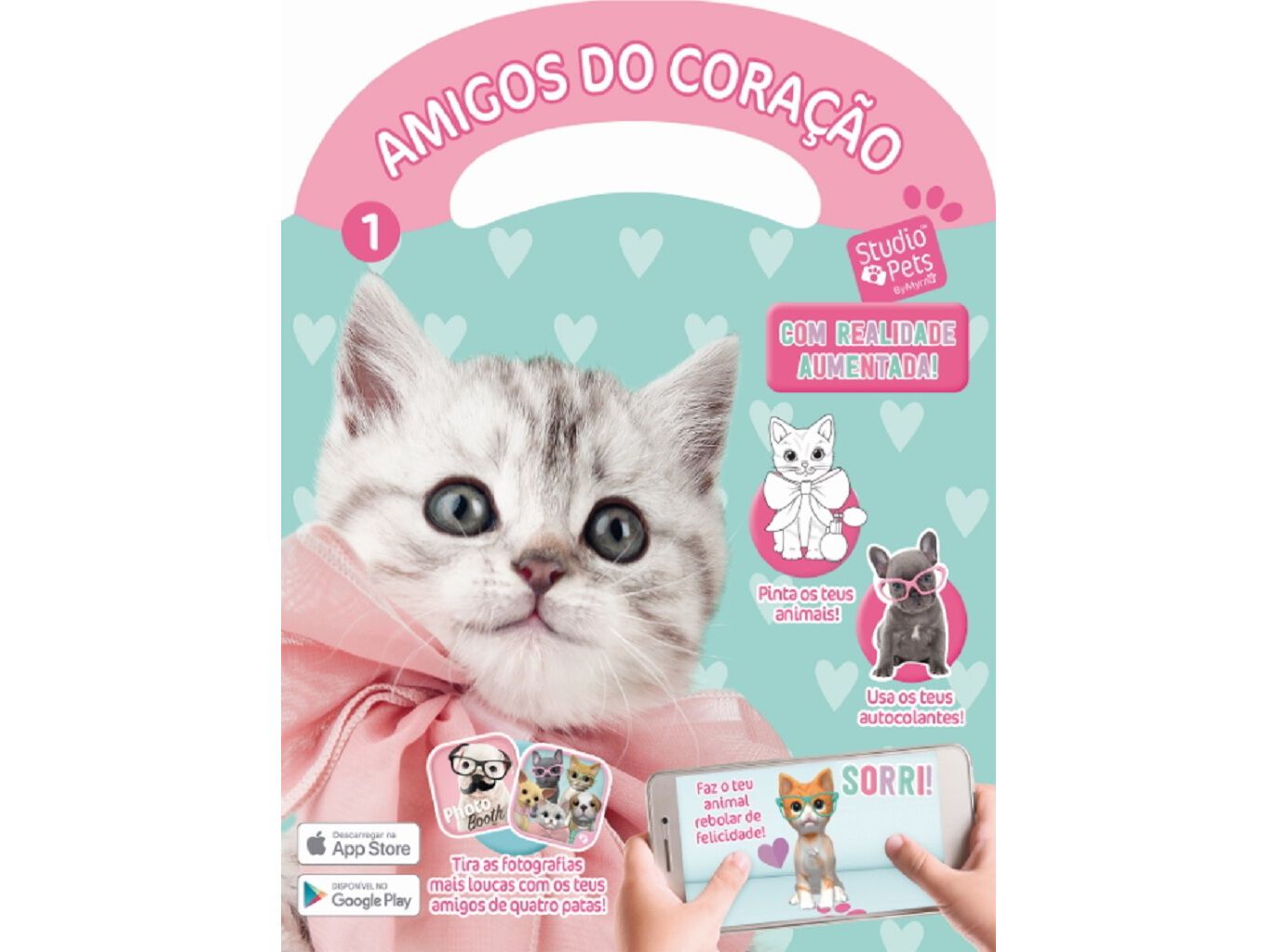 LIVRO AMIGOS DO CORA&Ccedil;&Atilde;O STUDIO PETS N.&ordm; 1 image number 0