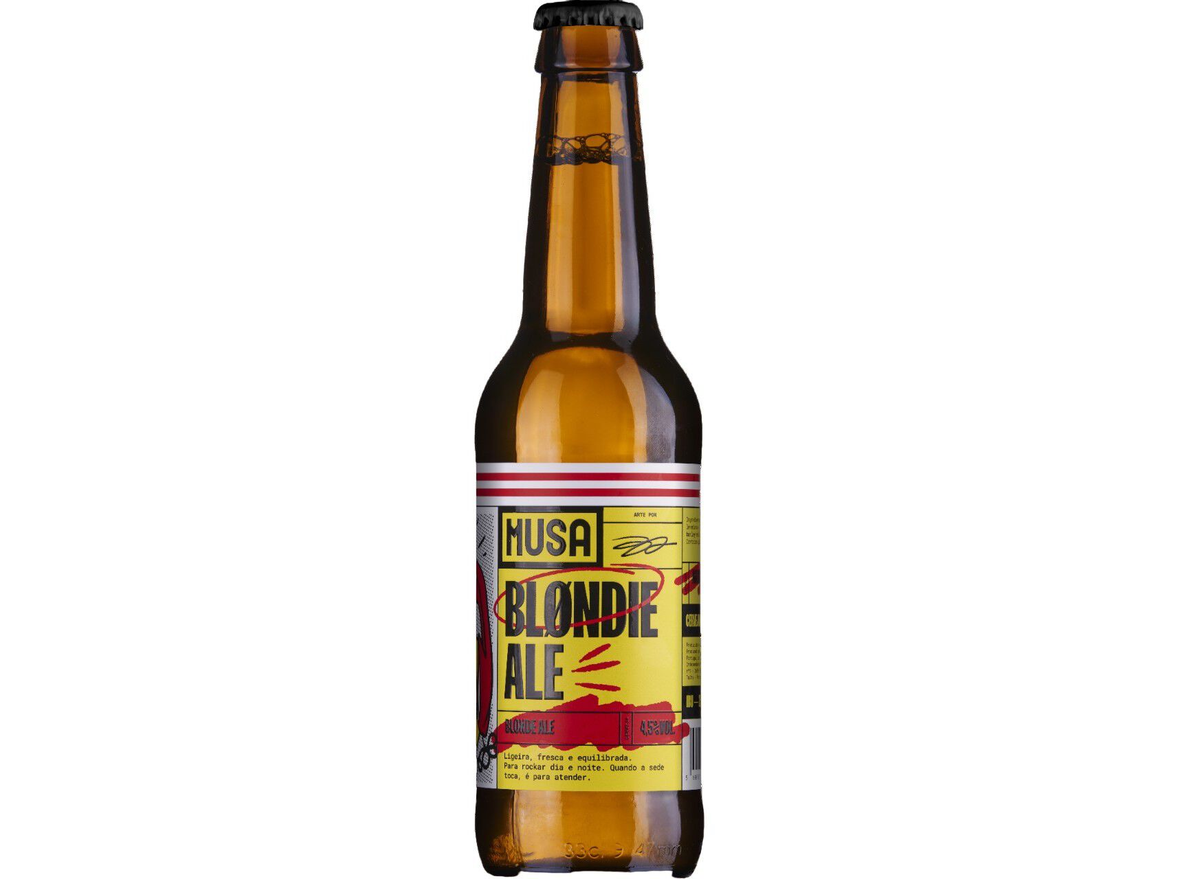 CERVEJA ARTESANAL MUSA BLONDIE ALE 0.33L image number 0