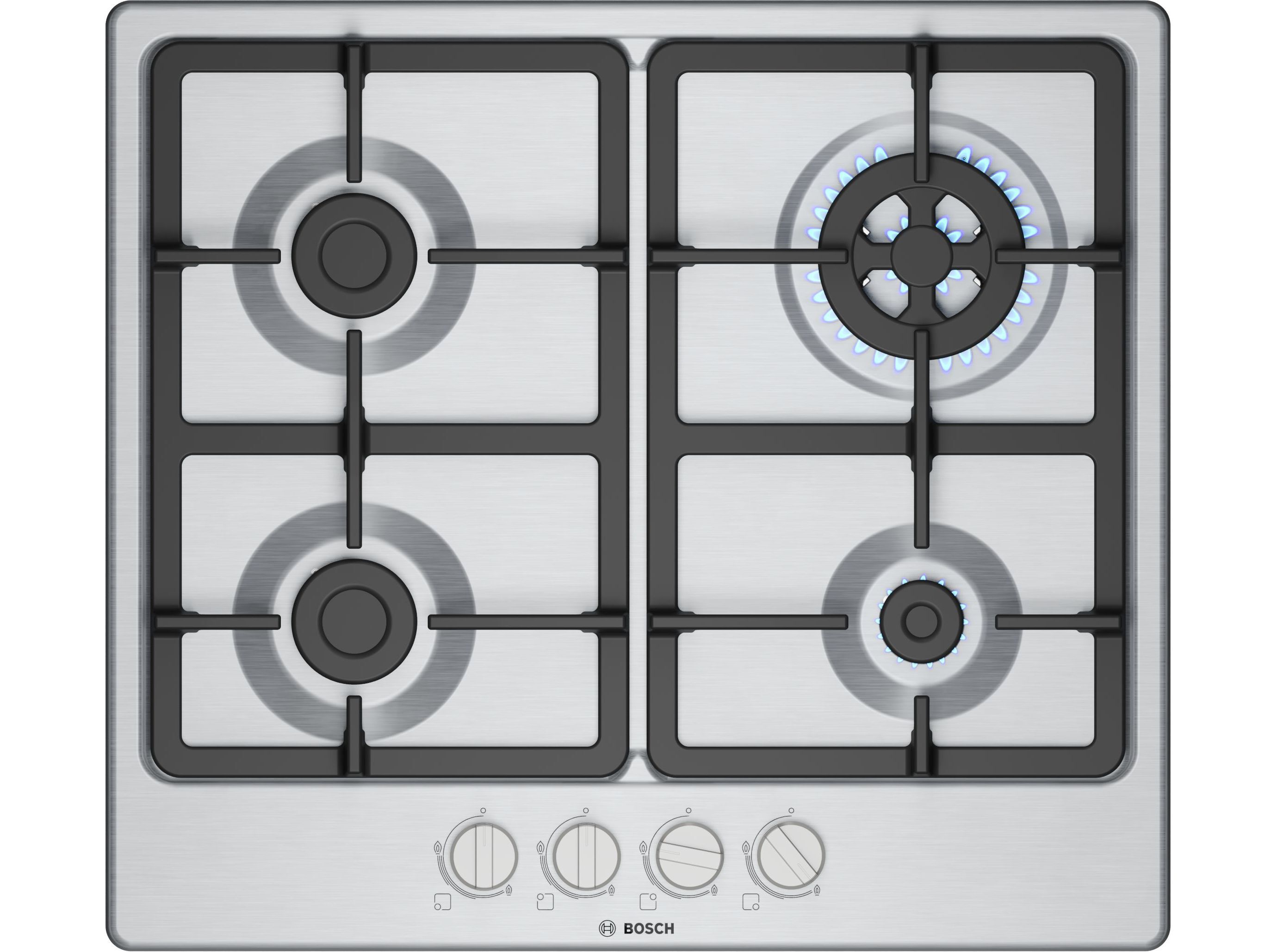 PLACA G&Aacute;S BOSCH PGH6B5K90 INOX 60 CM image number 0