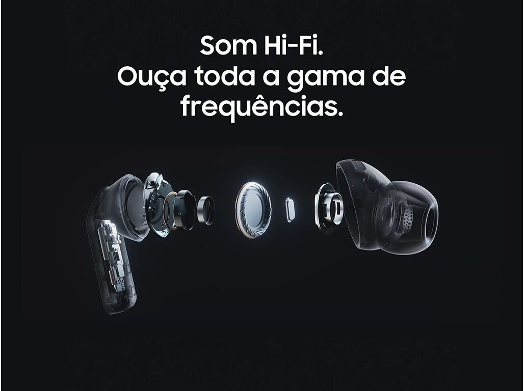 AURICULARES TWS SAMSUNG GALAXY BUDS4 PRO PRETO image number 2