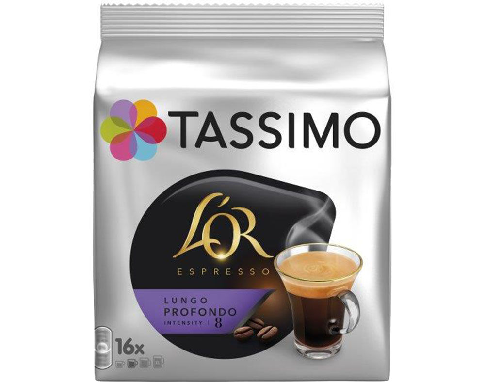 C&Aacute;PSULAS TASSIMO L'OR CAF&Eacute; LUNGO PROFUNDO 16UN image number 0