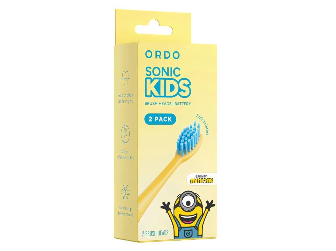 RECARGA ESCOVA ORDO KIDS PILHAS MINIONS 2UN image number 0