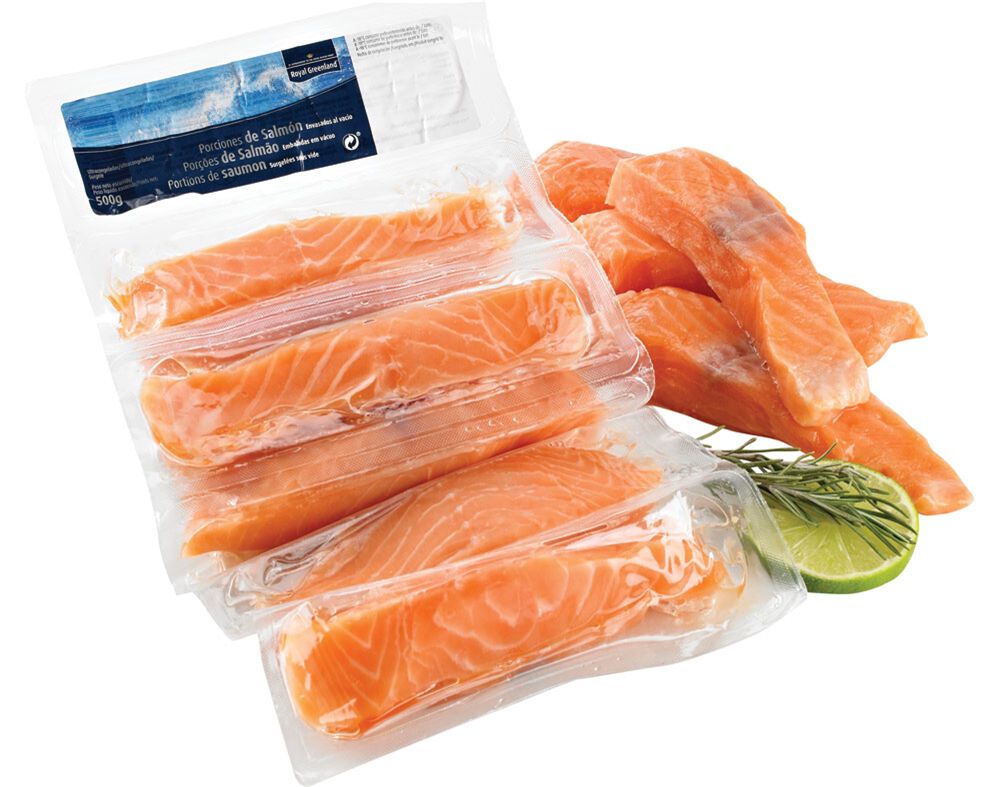 SALM&Atilde;O ROYAL GREENLAND POR&Ccedil;&Otilde;ES 500G