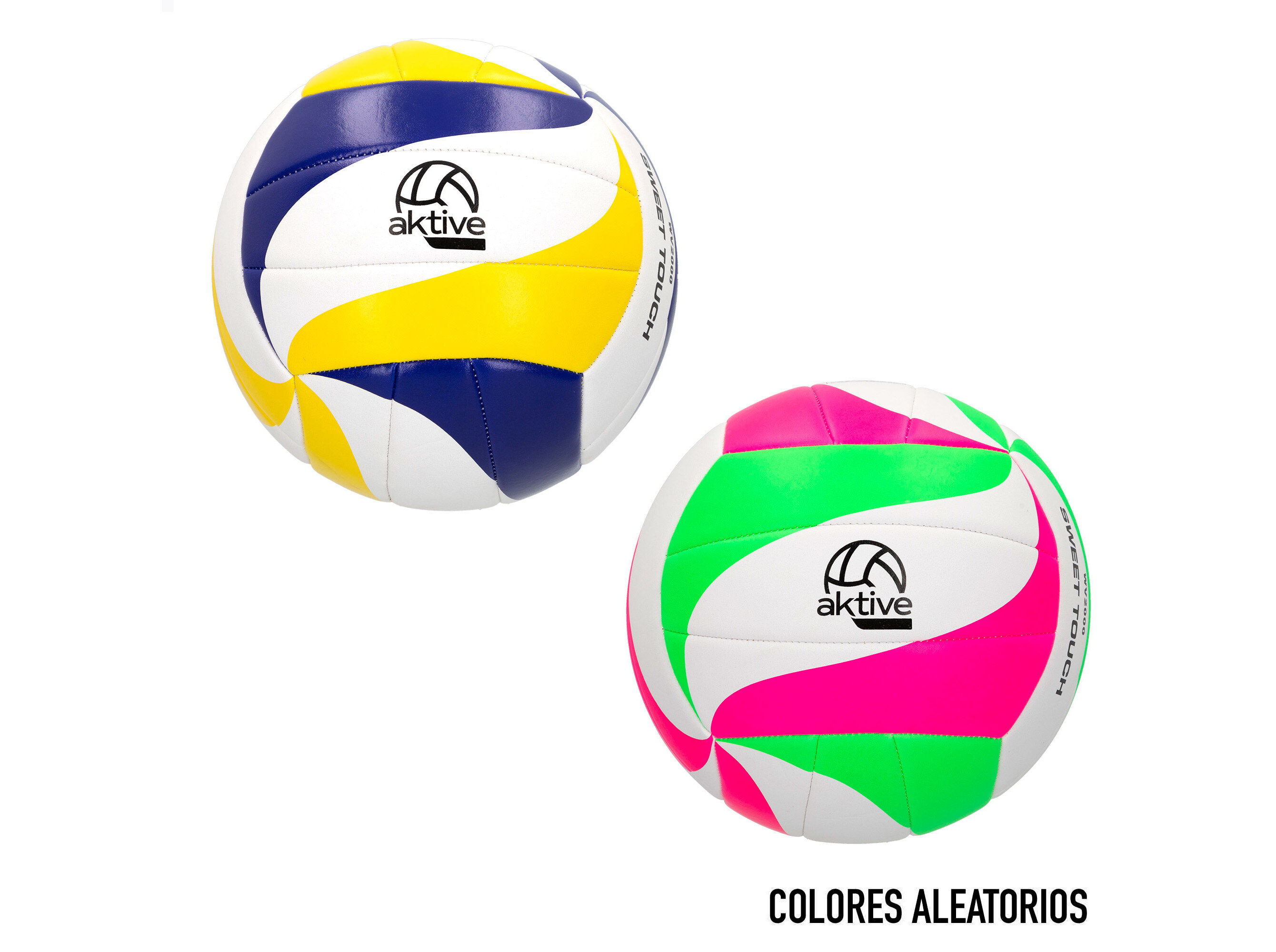 BOLAS VOLEIBOL AKTIVE CORES SORTIDAS image number 2