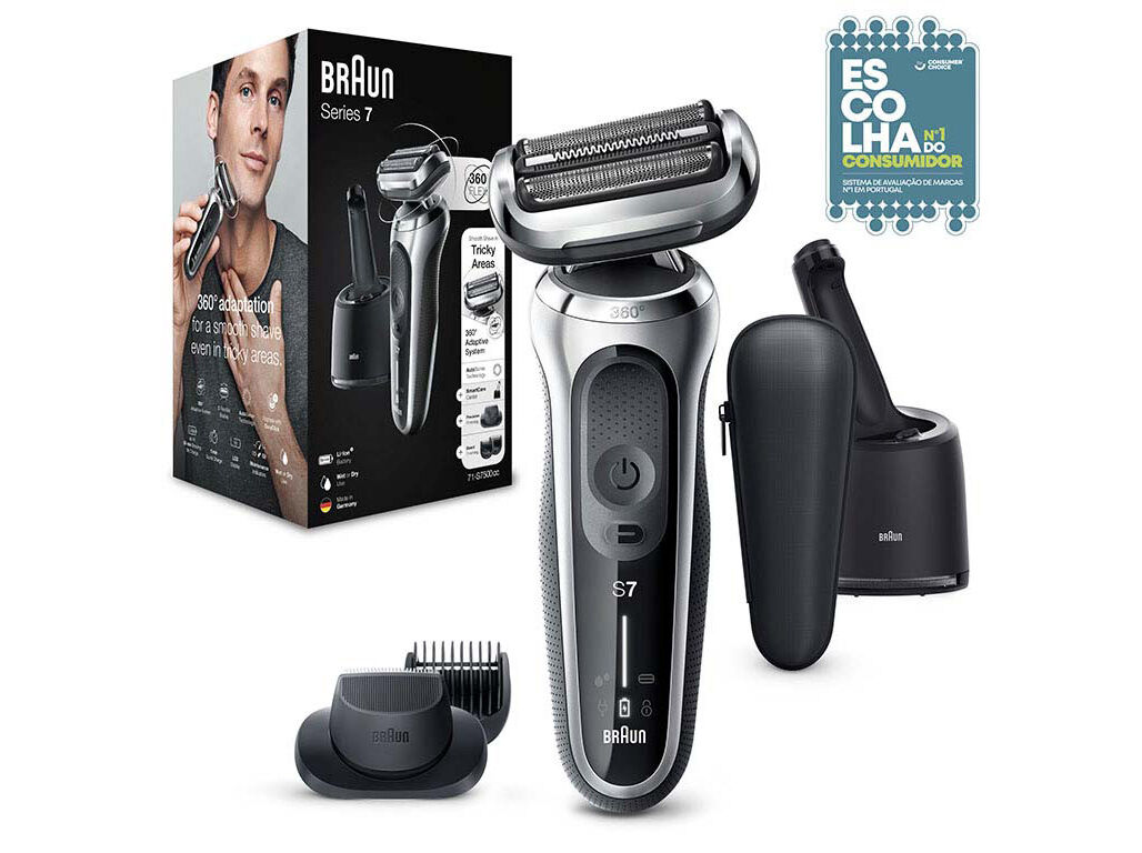 M&Aacute;QUINA DE BARBEAR BRAUN S7 71-S7500 CC SILVER