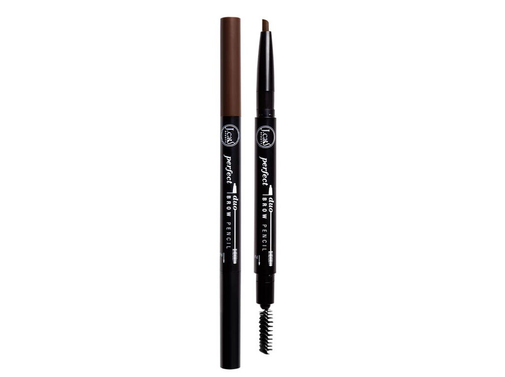 DELINEADOR OLHOS JCAT PERFECT BROW DARK BROWN image number 0