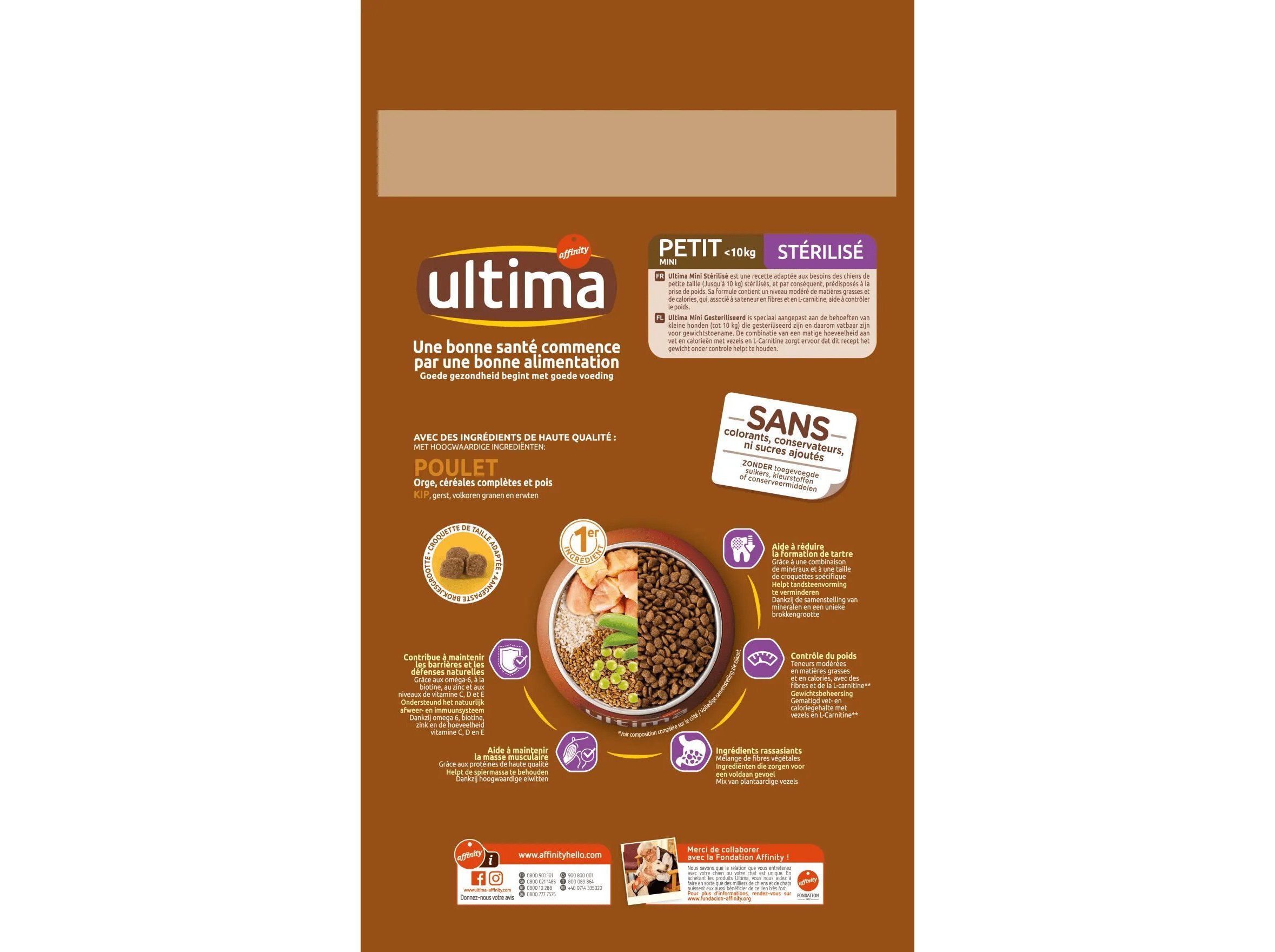 RA&Ccedil;&Atilde;O C&Atilde;O MINI ULTIMA ESTERILIZADO 1.35KG image number 1