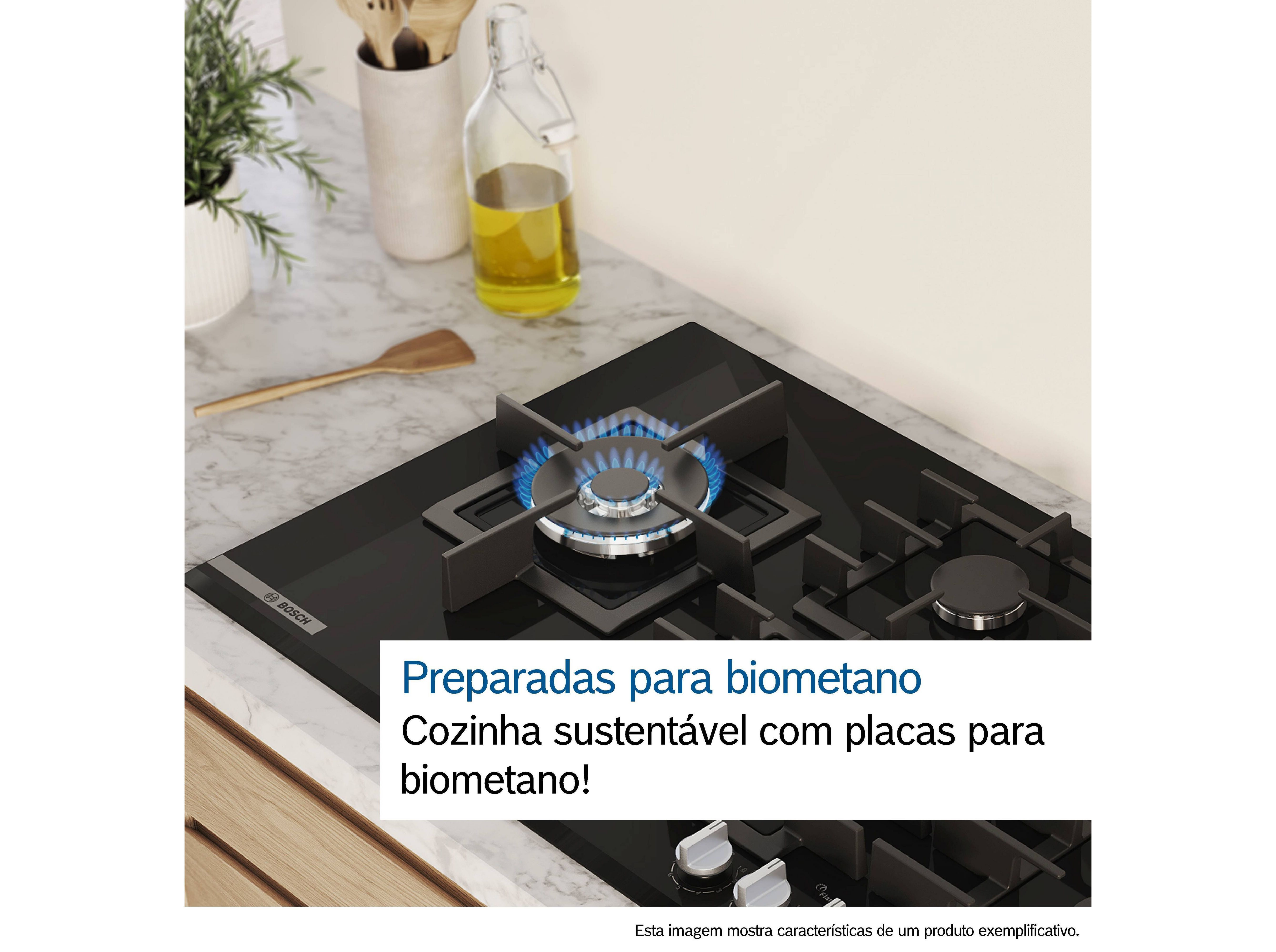 PLACA A GAS BOSCH PNP6B6K40 PRETA 60 CM image number 6