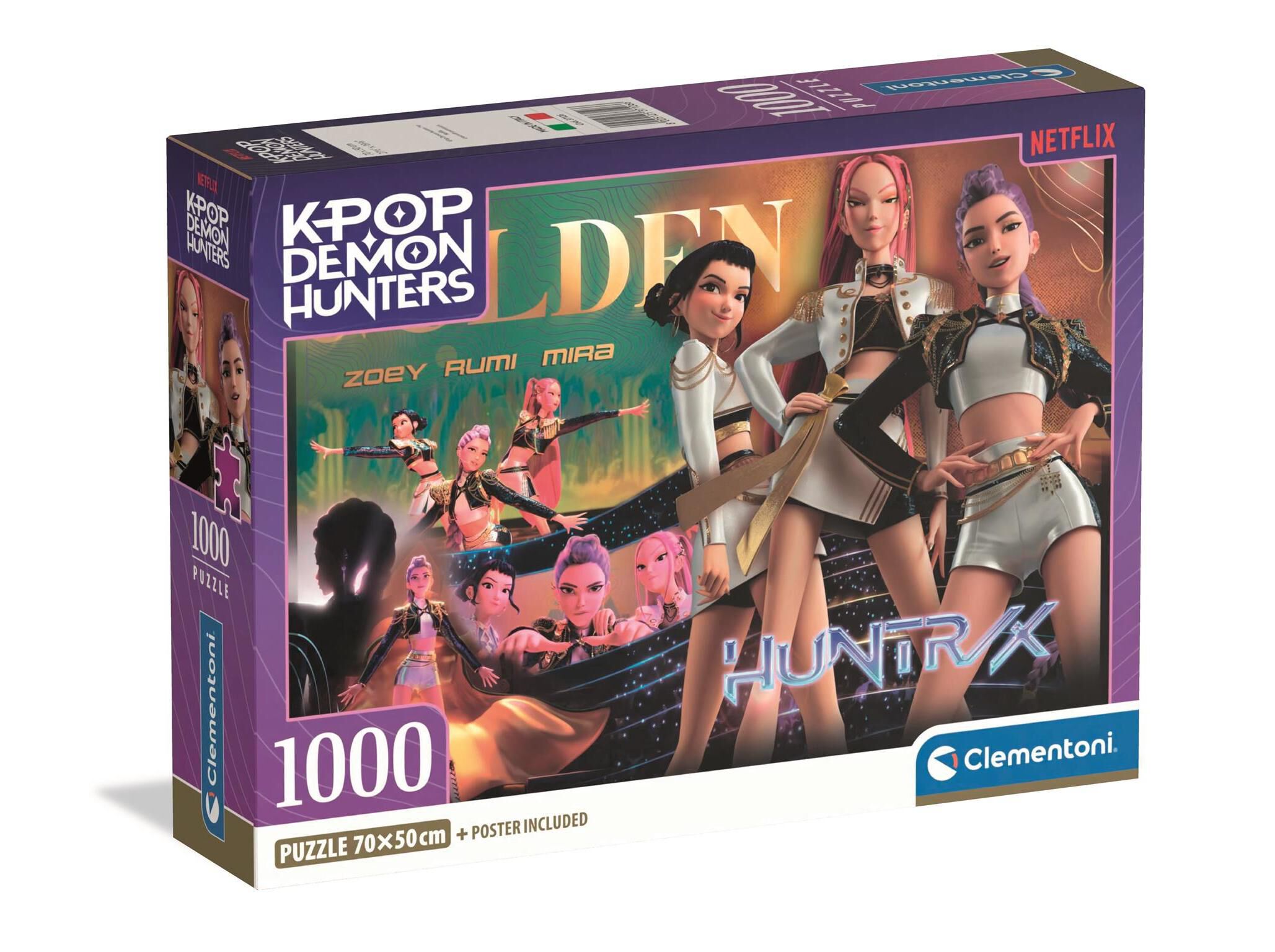 PUZZLE DEMON HUNTERS CLEMENTONI K-POP 1000 PE&Ccedil;AS image number 0