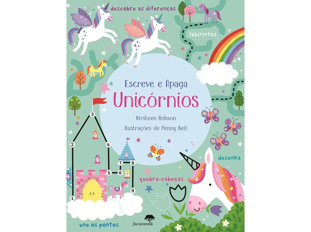 LIVRO UNIC&Oacute;RNIOS ESCREVE E APAGA KIRSTEEN ROBSON PENNY BELL image number 1