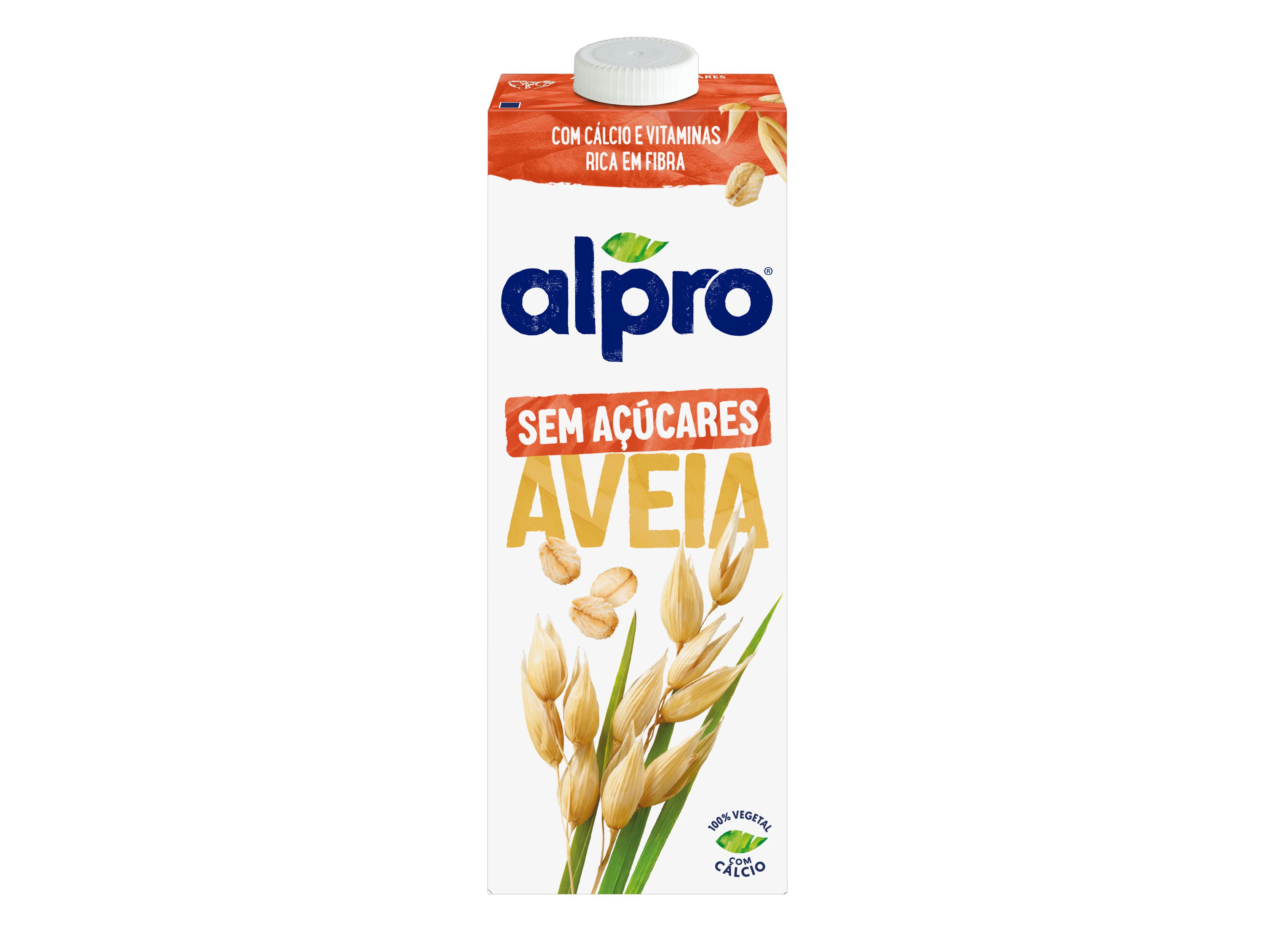BEBIDA ALPRO DE AVEIA SEM A&Ccedil;&Uacute;CAR 1L