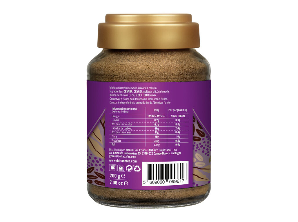 MISTURA DELTA SOL&Uacute;VEL CEREAIS E FIBRA 200G image number 1