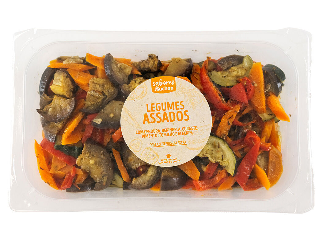 LEGUMES ASSADOS COM TOMILHO E ALECRIM SABORES AUCHAN 600 G