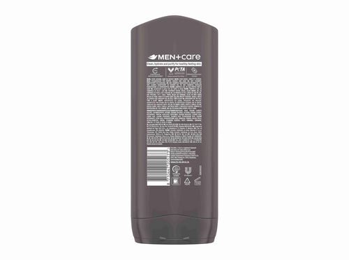 GEL BANHO DOVE MEN CHARCOAL+CLAY 400ML image number 2