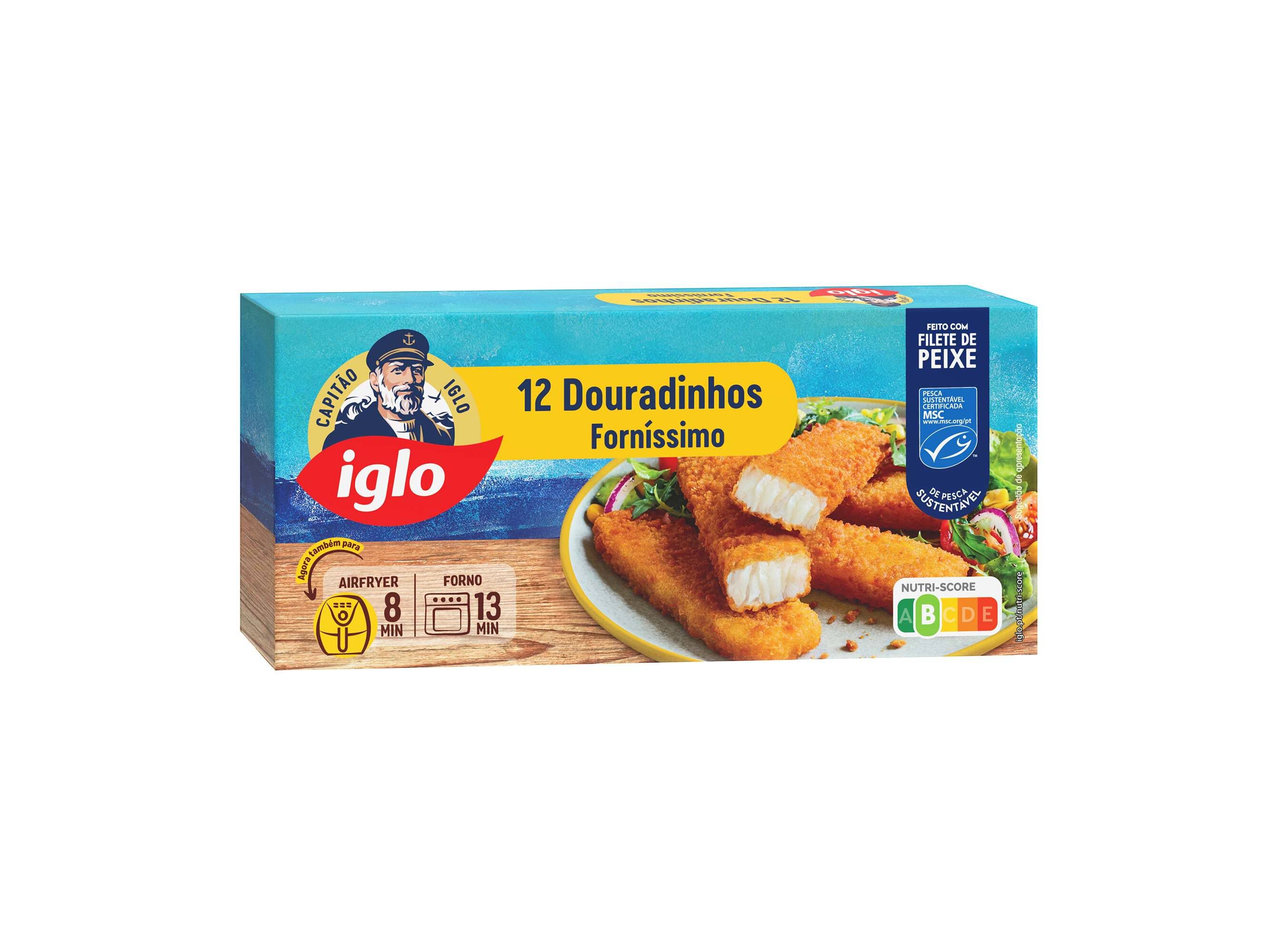 DOURADINHOS IGLO PESCADA FORN&Iacute;SSIMO 12UN 300G image number 0
