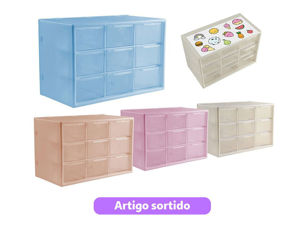 CAIXA ORGANIZADORA DO ART CORES SORTIDAS image number 0