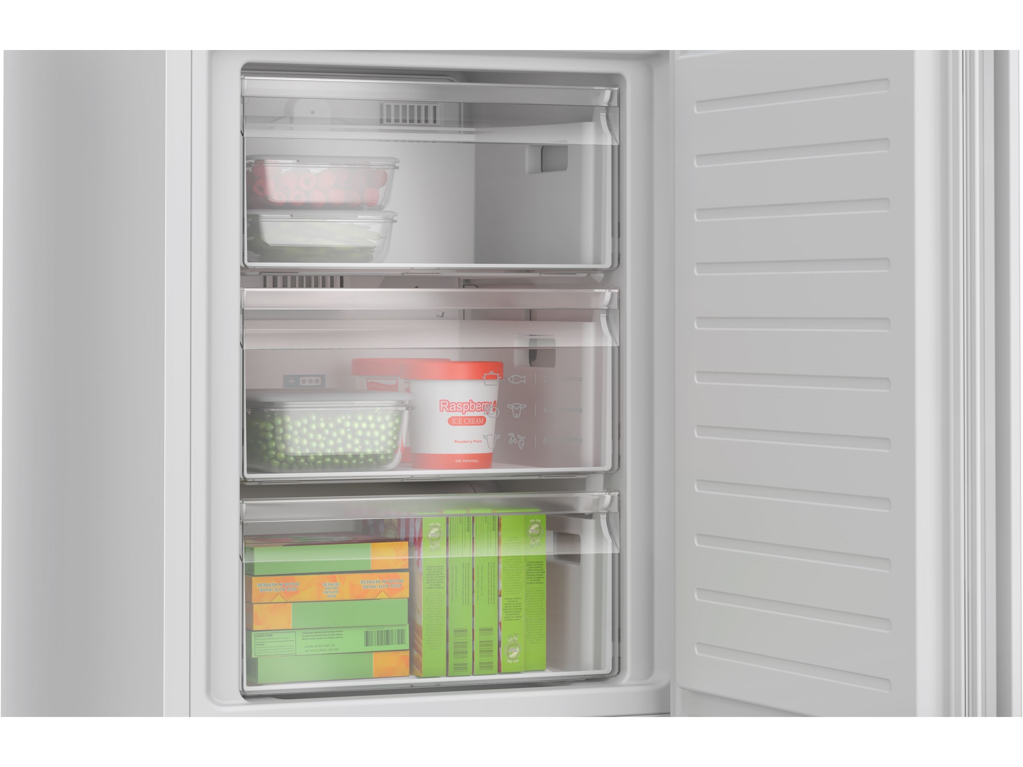 FRIGOR&Iacute;FICO COMBINADO BOSCH KGN392WCF (NO FROST C 203CM 363L BRANCO) image number 4