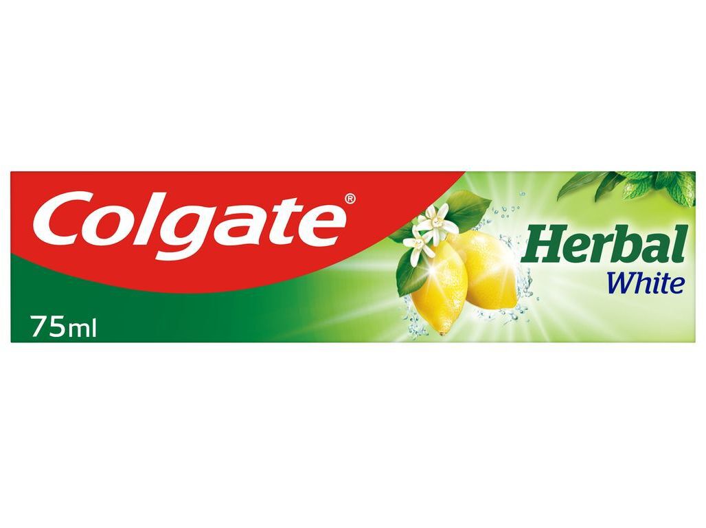 PASTA DE DENTES HERBAL BRANQUEADORA COLGATE 75ML image number 1