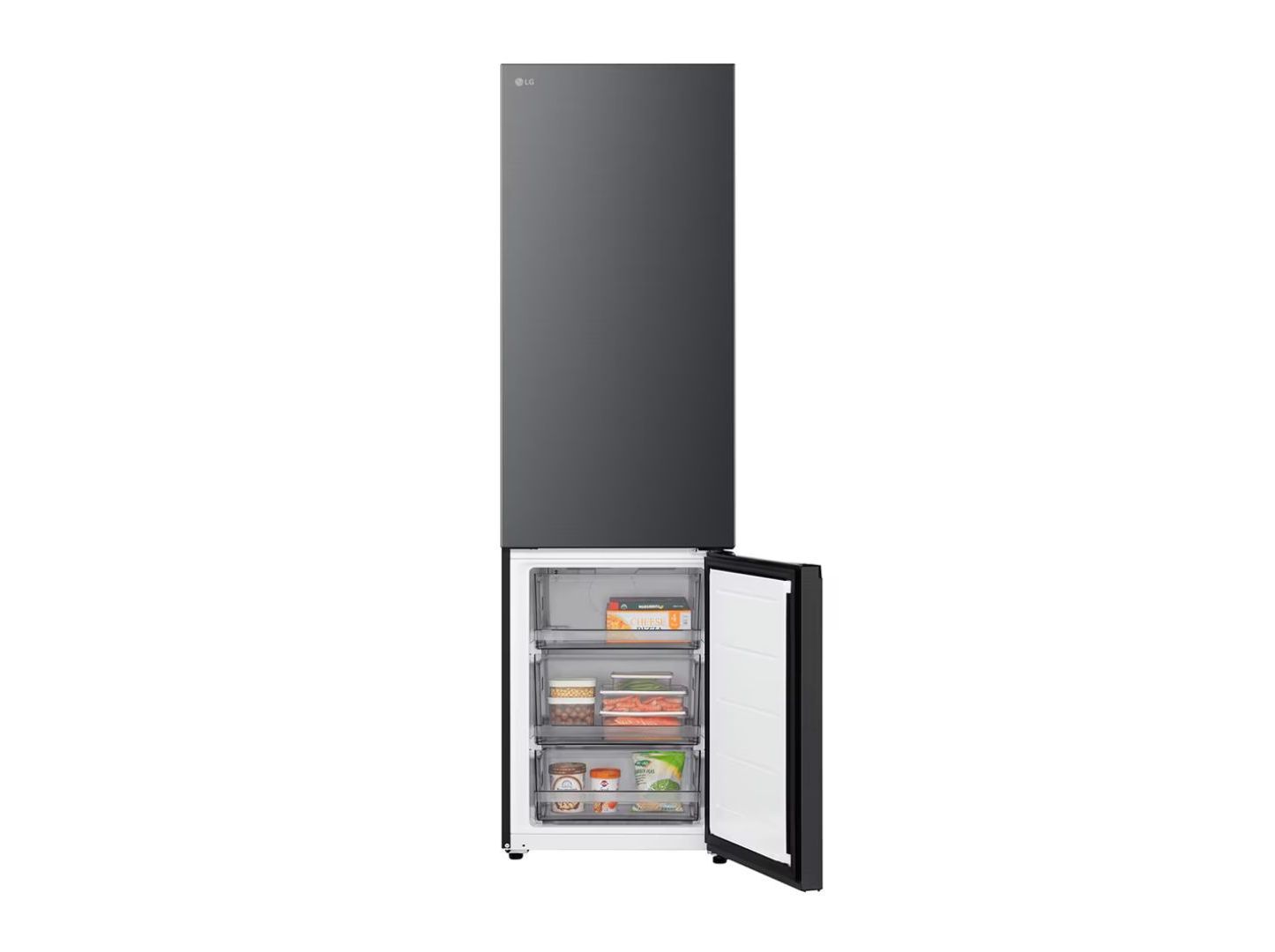 FRIGOR&Iacute;FICO COMBINADO LG GBBSJ2CCEP (NO FROST C 203CM 375L PRETO) image number 4