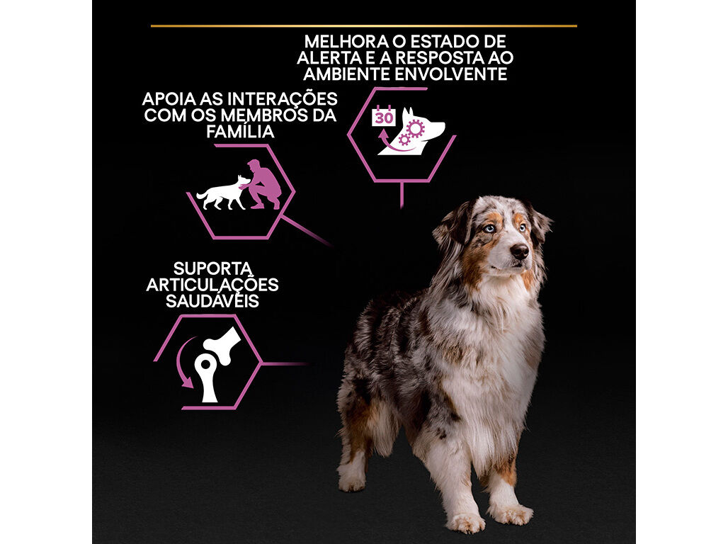 RA&Atilde;&Atilde;O C&Atilde;O PRO PLAN MEDIUM&LARGE 7+ FRANGO 3KG* image number 3