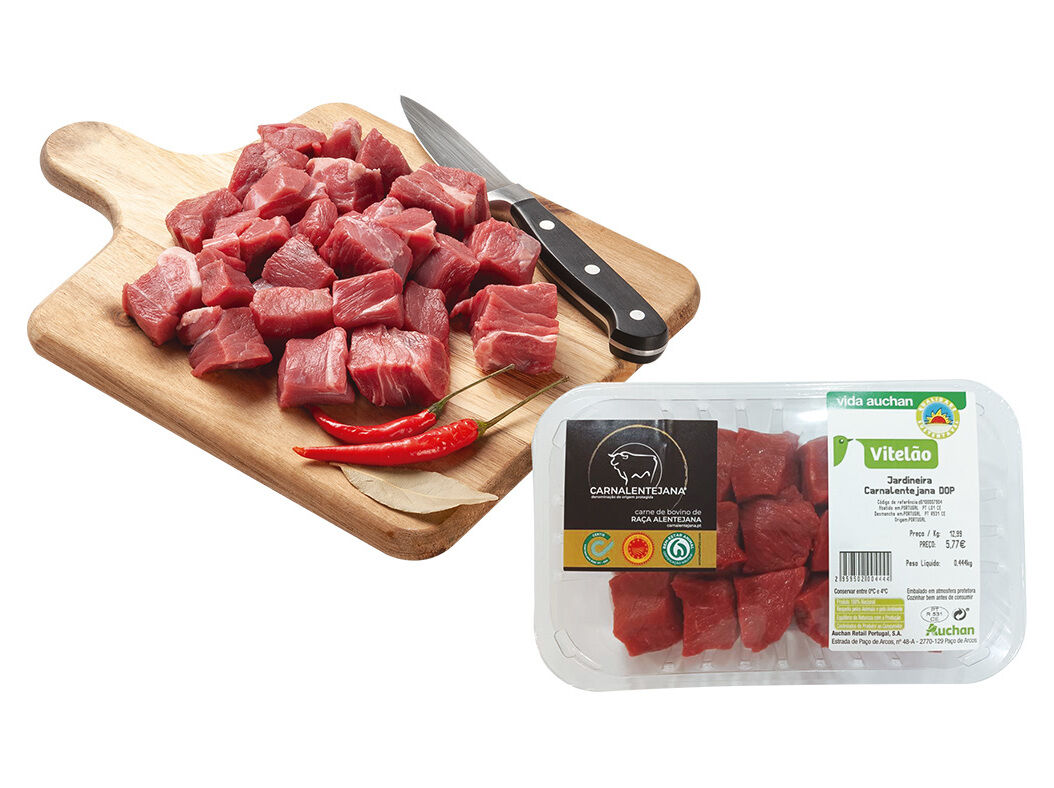 VITEL&Atilde;O CARNALENTEJANA DOP JARDINEIRA AUCHAN CULTIVAMOS O BOM KG image number 0