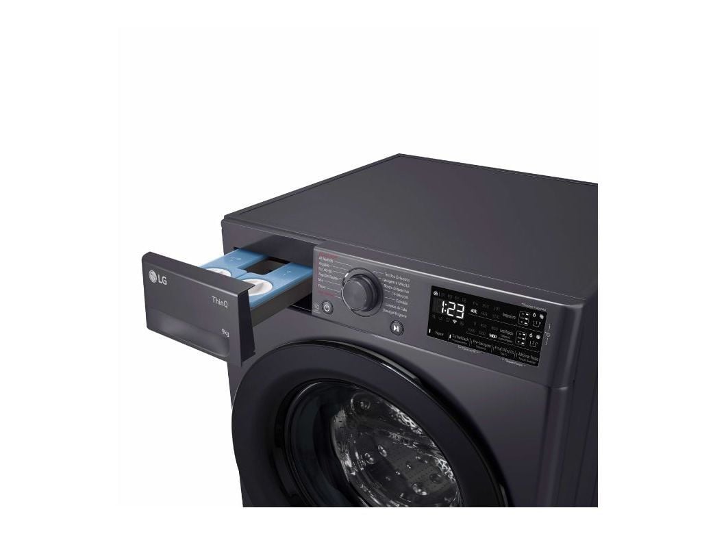M&Aacute;QUINA DE LAVAR ROUPA LG F4WR359S6M - MIDDLE BLACK A 9KG image number 4