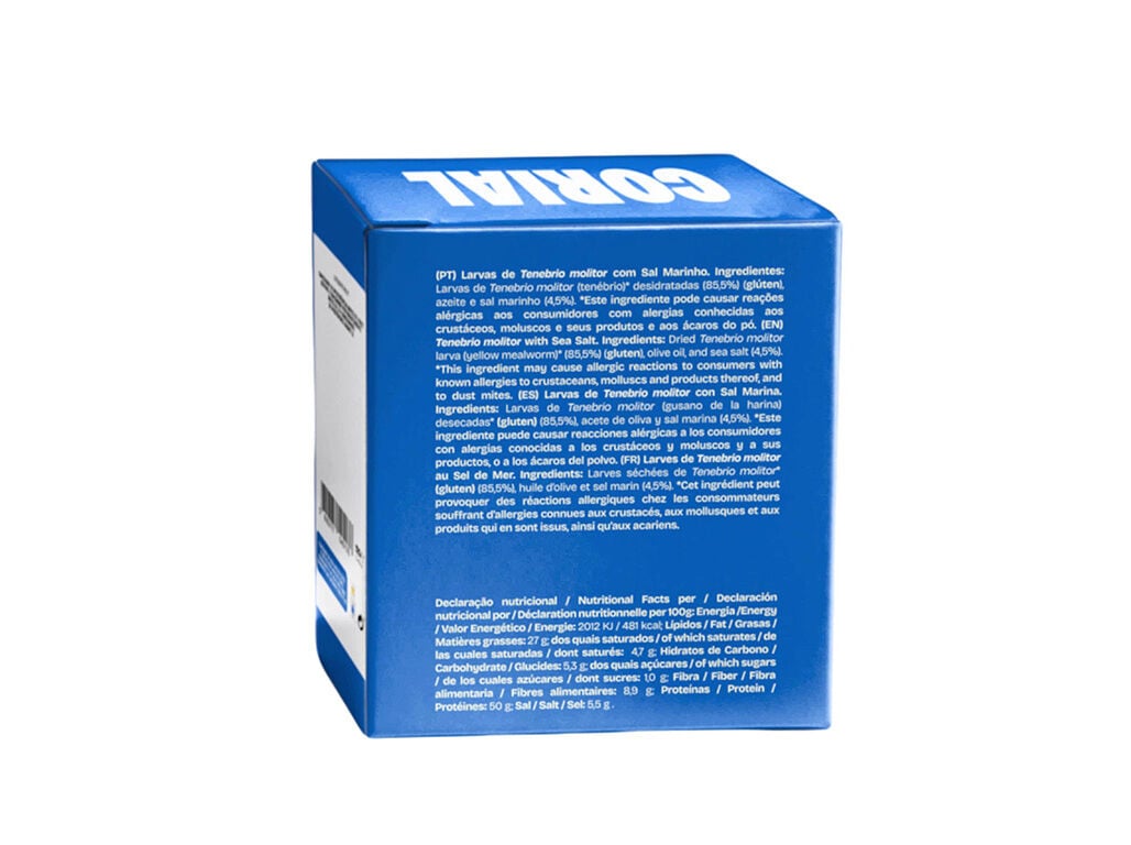 TENEBRIO PORTUGAL BUGS DESIDRATADO C/ SAL 15G image number 1