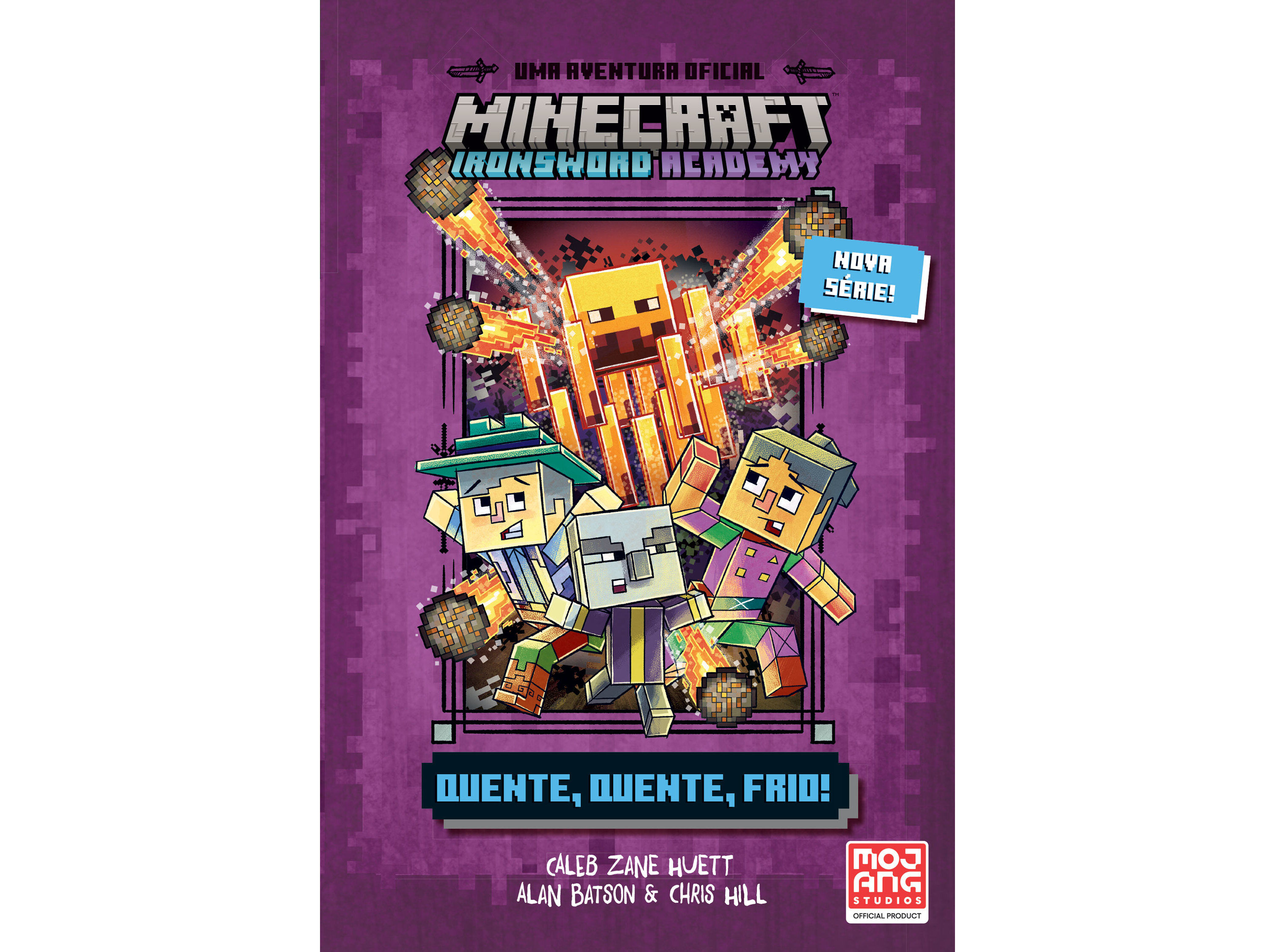 LIVRO MINECRAFT IRONSWORD ACADEMY- QUENTE QUENTE FRIO! image number 0