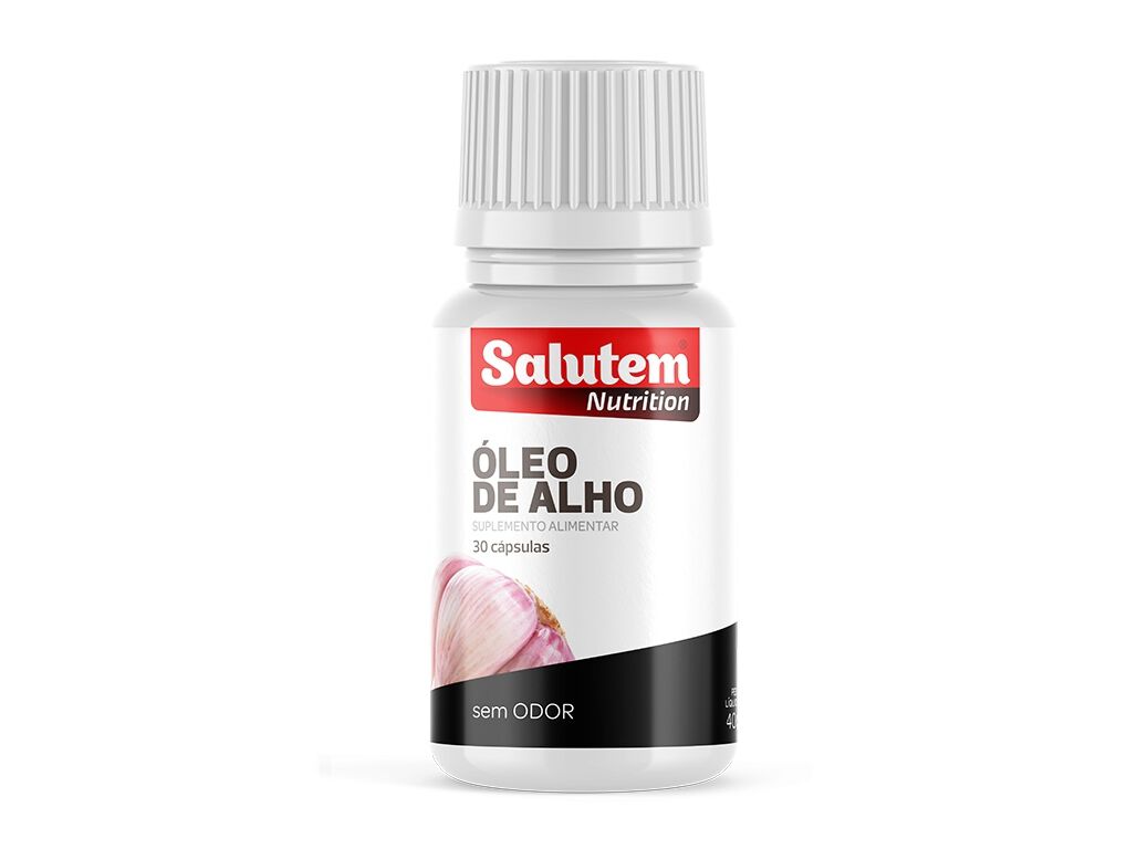 SUPLEMENTO SALUTEM &Oacute;LEO DE ALHO 30 C&Aacute;PSULAS