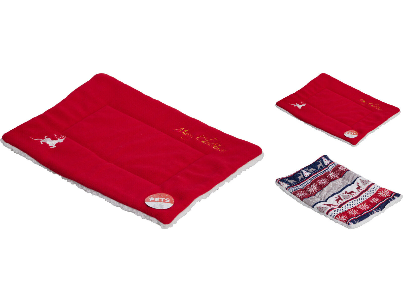 TAPETE ANIMAIS DOGS COLLECTION NATAL 50X32X2CM MODELOS SORTIDOS image number 1