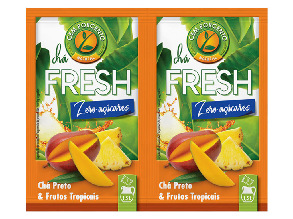 CH&Aacute; FRESH CEM PORCENTO FRUTOS TROPICAIS 18 G