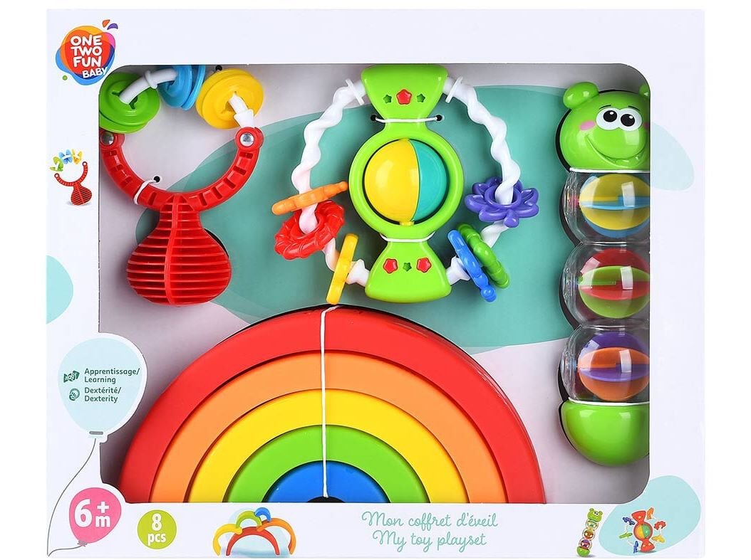 PLAYSET 1&ordm; IDADE ONE TWO FUN 4 PE&Ccedil;AS